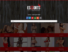 Tablet Screenshot of escortsofpanama.com